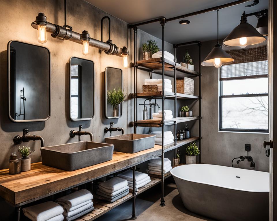 Industrial-Themed Bathroom Decor Ideas for Your Home