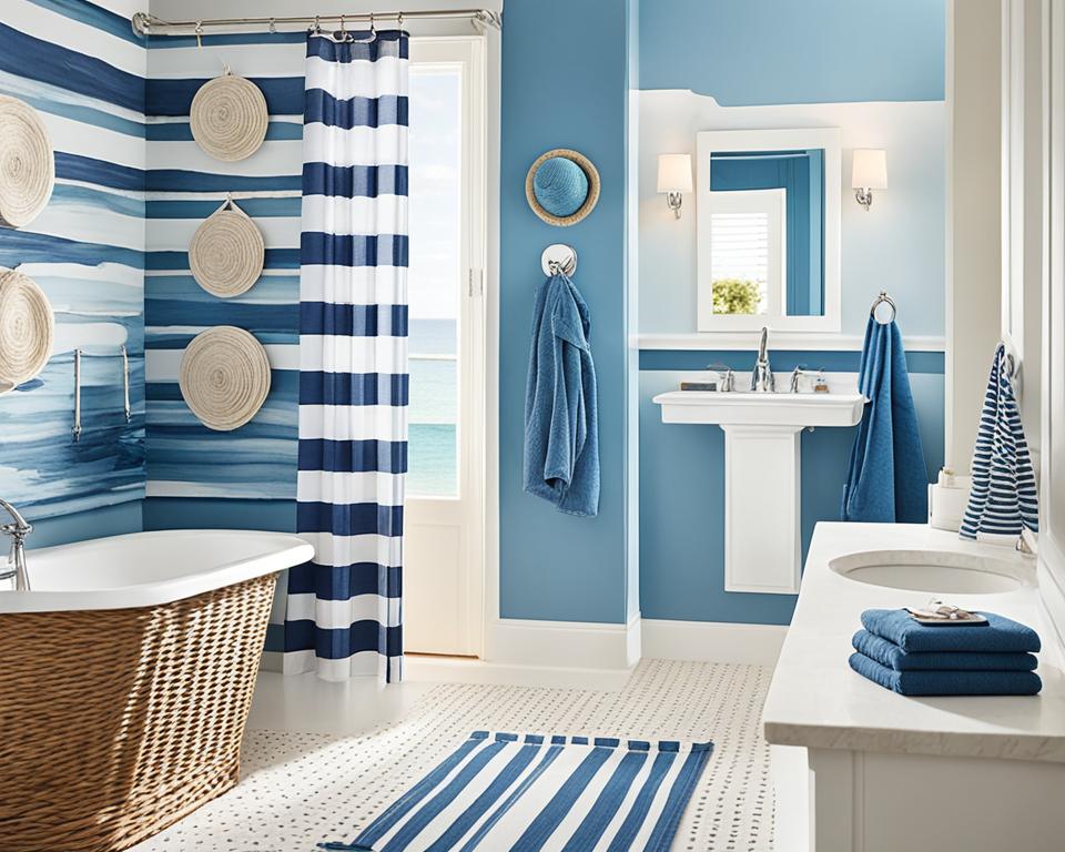 Nautical bathroom color schemes