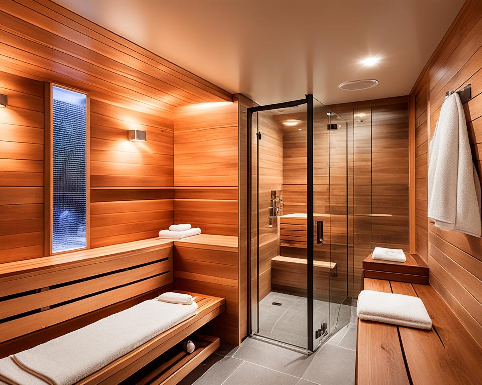 Sauna Bath Combo decor ideas