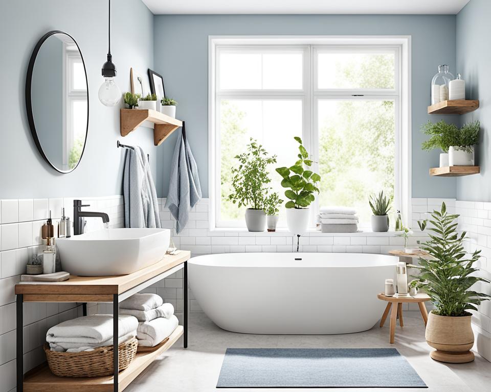 Scandinavian bathroom decor