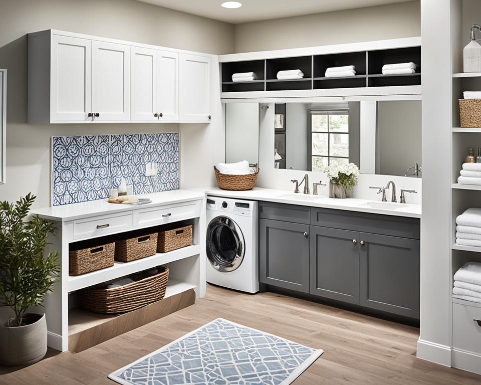 bathroom and laundry room combos