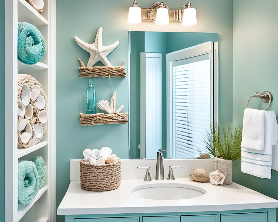 beach-themed bathroom decor ideas