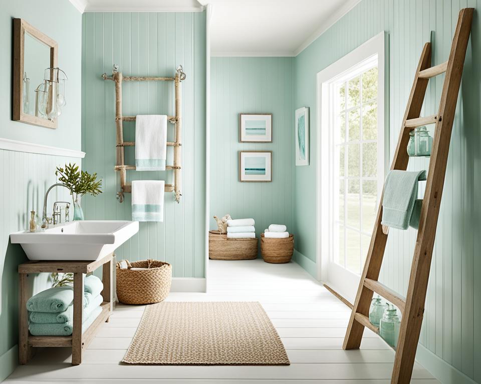 beachy bathroom colors