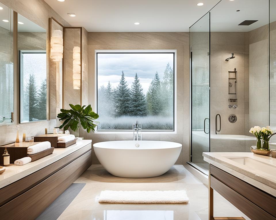 luxury spa bathroom