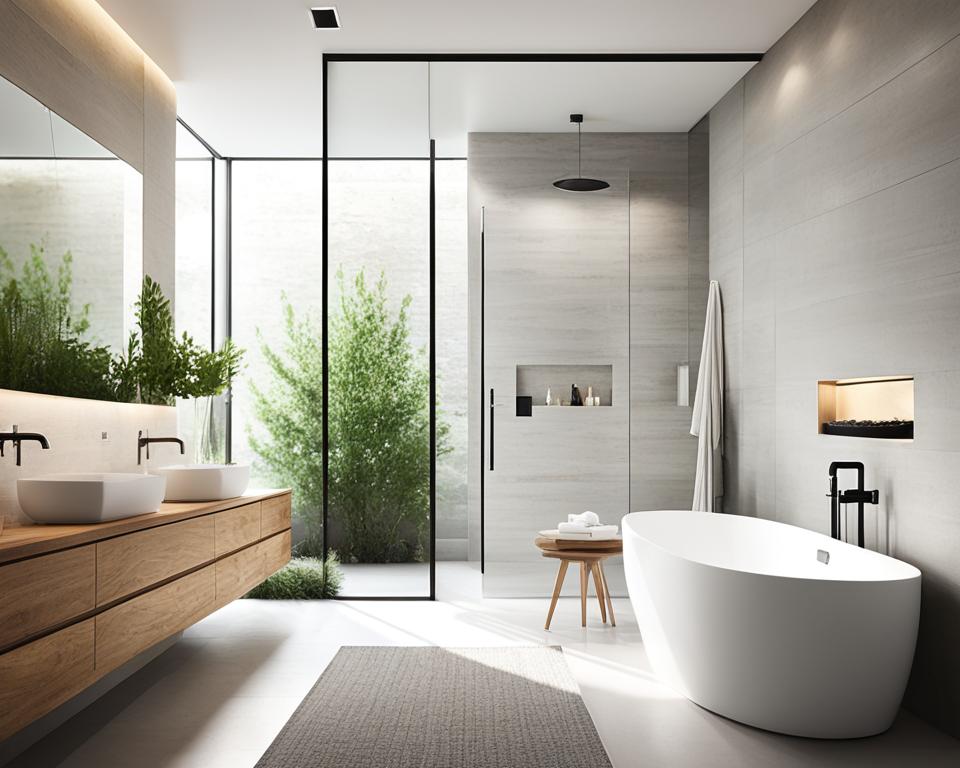 modern bathroom aesthetics