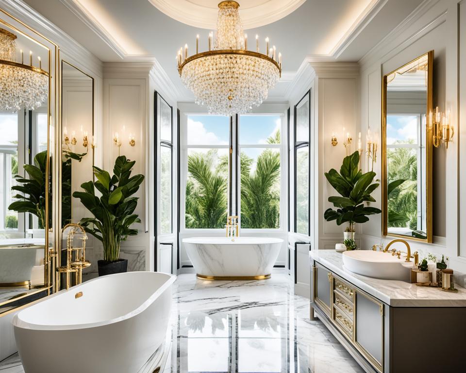 modern french bathroom