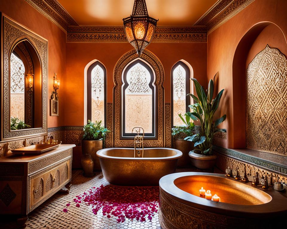 moroccan bathroom decor