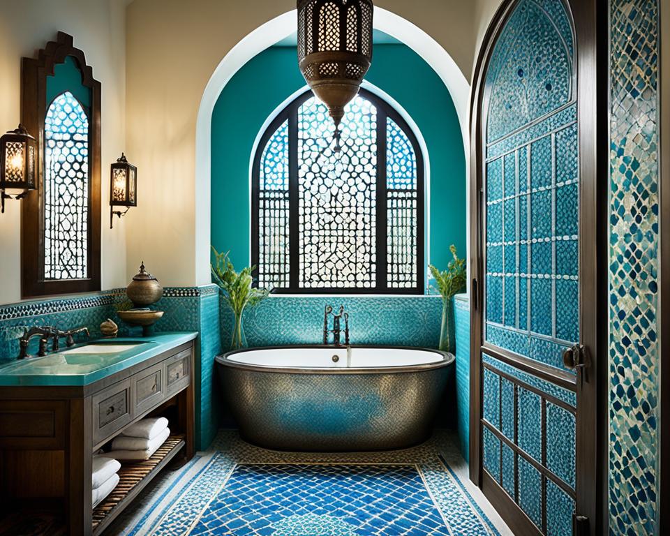 moroccan bathroom decor