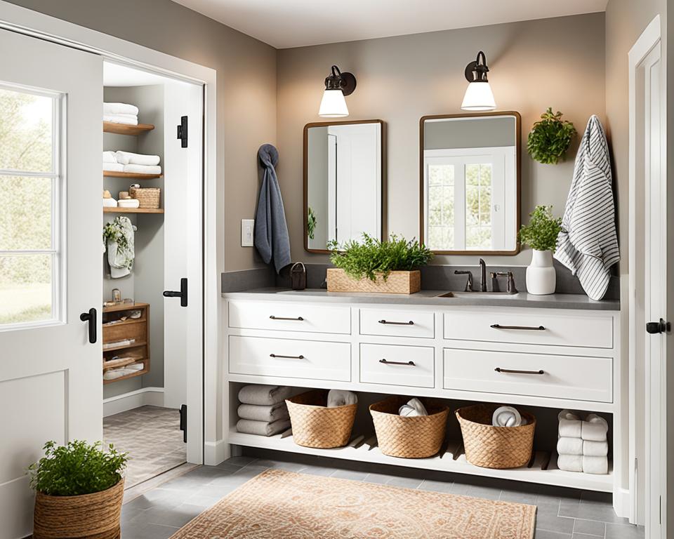 mudroom bathroom layout