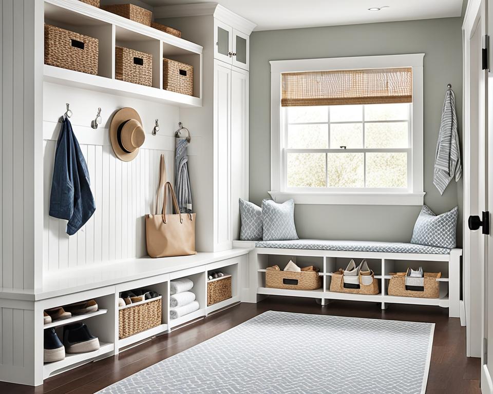 mudroom bathroom storage