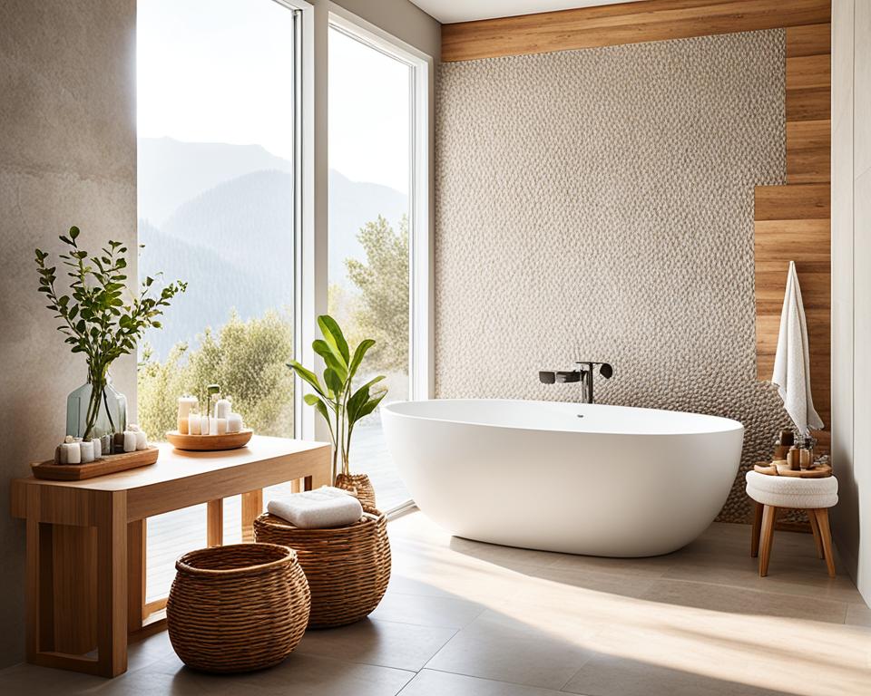 natural bathroom materials