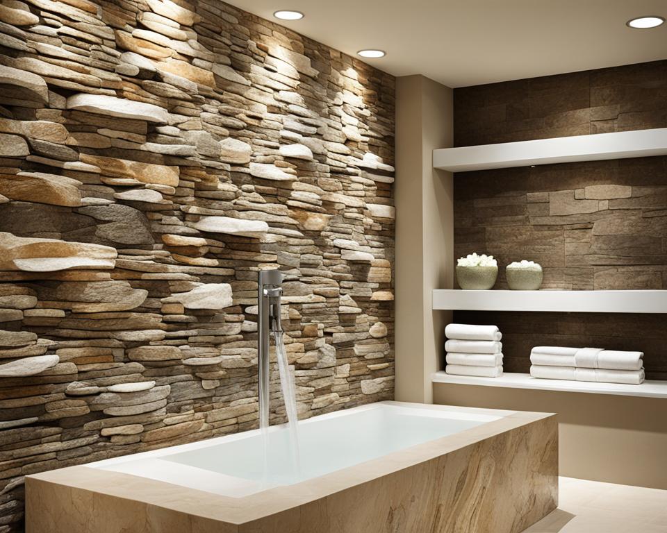 natural stone accents