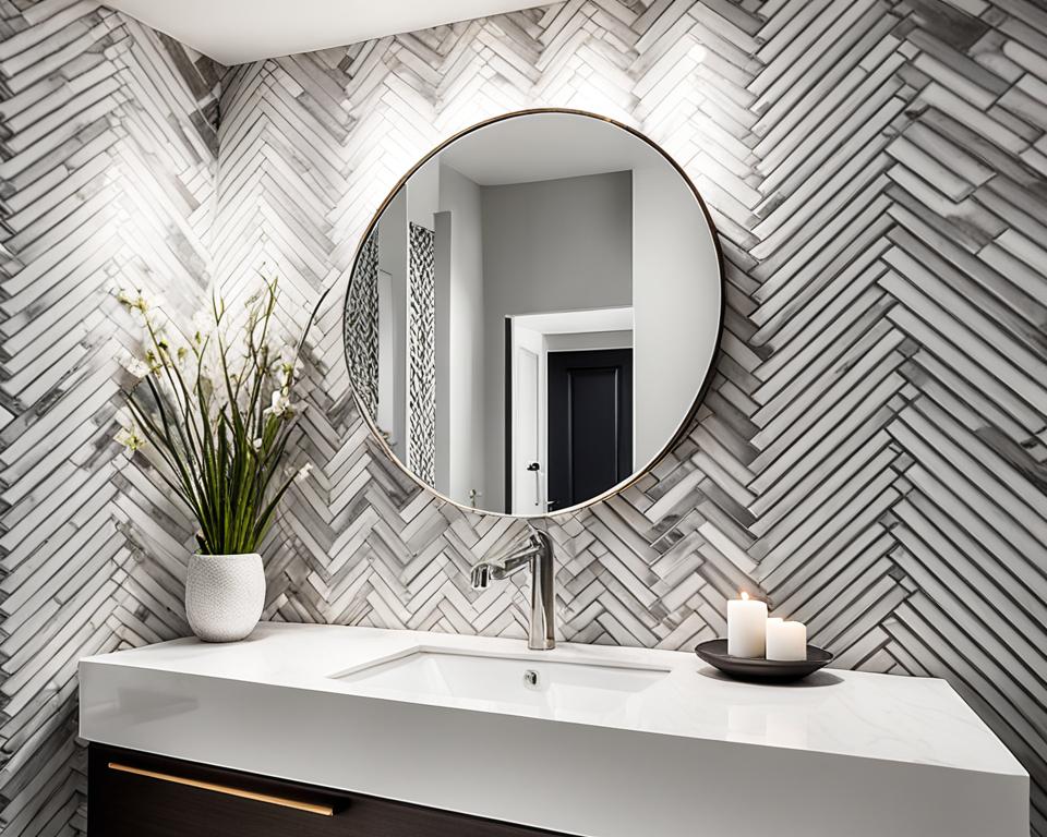 powder room tile ideas