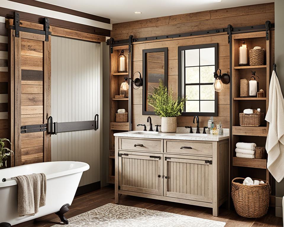 rustic bathroom decor