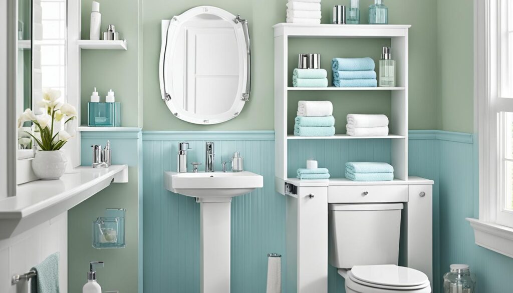 space-saving bathroom accessories