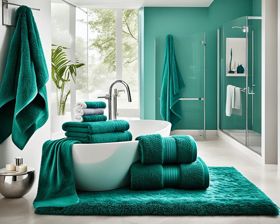 sumptuous bathroom textiles