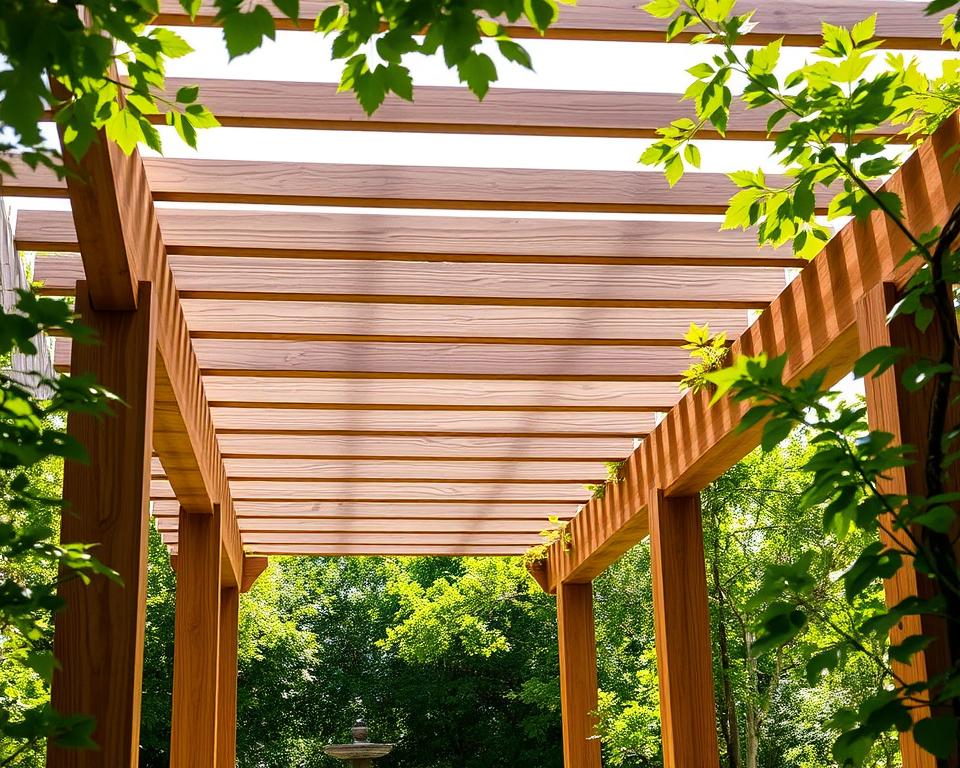 Low-Maintenance Pergola Woods