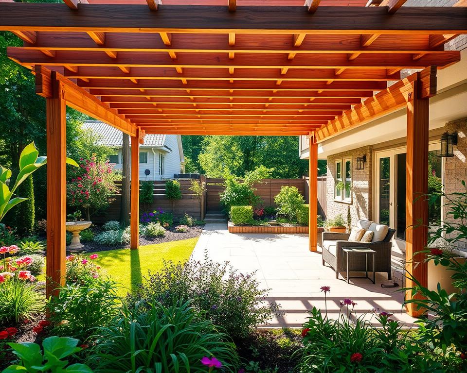 Pergola orientation and size