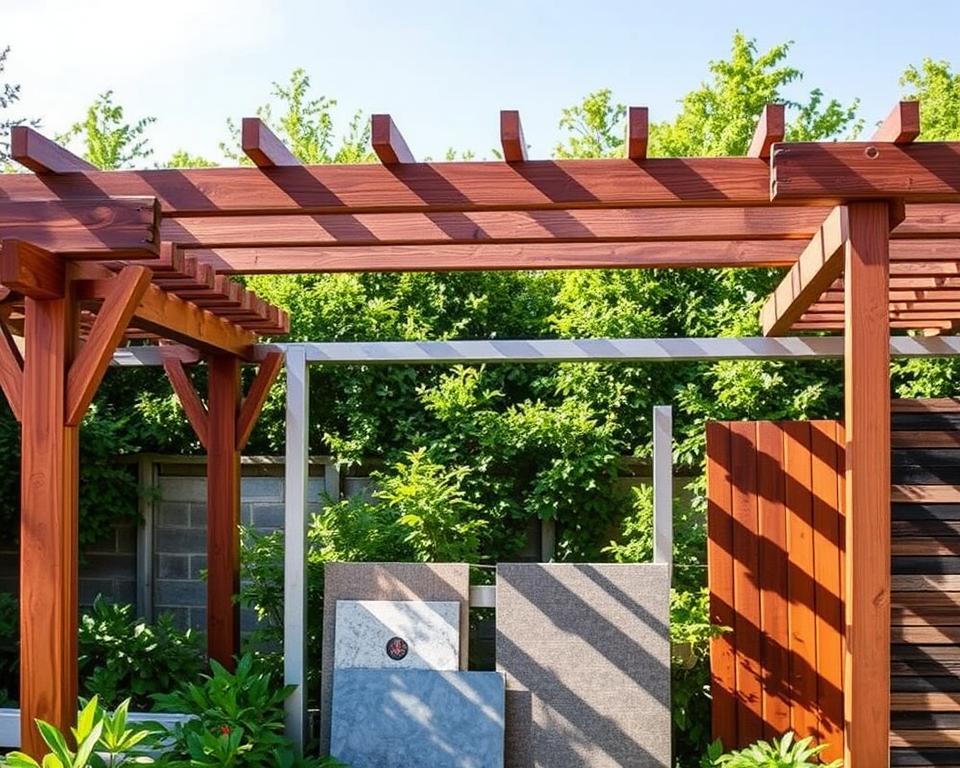 pergola material options