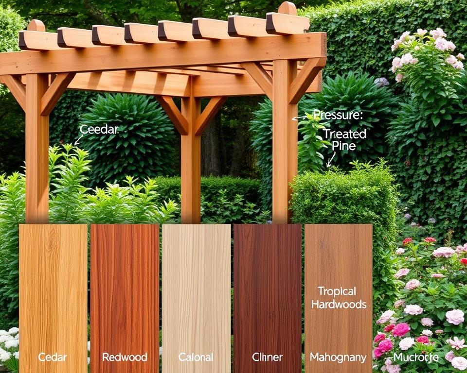 Best Wood Choices for Building a Pergola